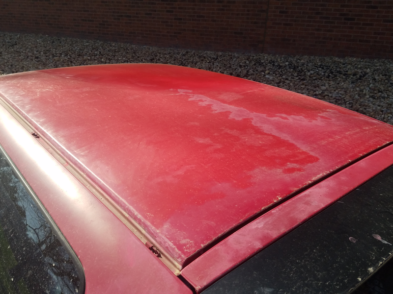 view FROM driver rear, so the polished portion is the furthest from this angle